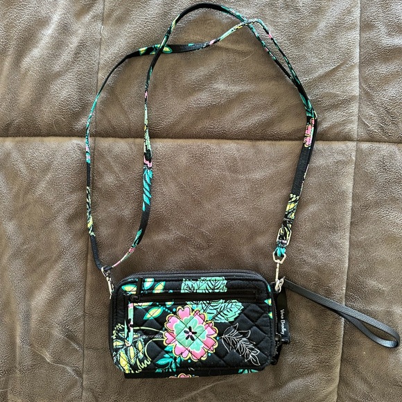 NWOT Vera Bradley Wallet Billfold Crossbody Bag - Picture 1 of 9